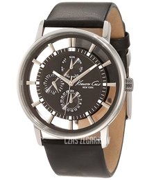 Kenneth Cole Transparency Szary/Skóra Ø44 mm KC1853
