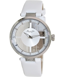 Kenneth Cole Transparency Biały/Skóra Ø20 mm KC2609