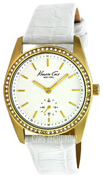 Kenneth Cole Srebrny/Skóra Ø35 mm KC2614