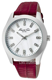 Kenneth Cole Biały/Skóra Ø39 mm KC2681