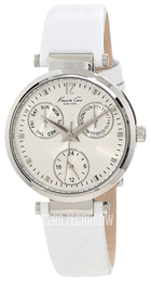 Kenneth Cole Srebrny/Skóra Ø36 mm KC2761