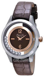 Kenneth Cole Transparency Brązowy/Skóra Ø34 mm KC2783