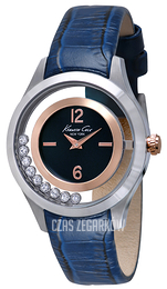 Kenneth Cole Transparency Niebieski/Skóra Ø34 mm KC2784