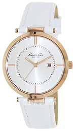 Kenneth Cole Srebrny/Skóra Ø35 mm KC2800