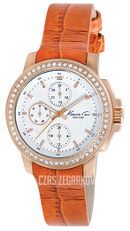 Kenneth Cole Dress Sport Biały/Skóra Ø38 mm KC2803