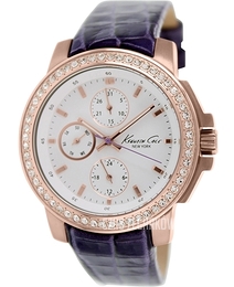 Kenneth Cole Dress Sport Biały/Skóra Ø38 mm KC2806