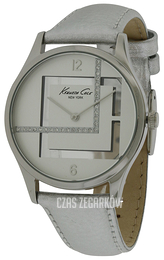 Kenneth Cole Srebrny/Skóra Ø42 mm KC2877