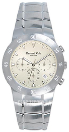Kenneth Cole Kremowy/Stal Ø38 mm KC3373