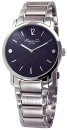 Kenneth Cole Czarny/Stal Ø41 mm KC3835