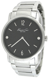 Kenneth Cole Czarny/Stal Ø15 mm KC3930