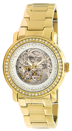 Kenneth Cole Biały/Stal w odcieniu złota Ø38 mm KC4825