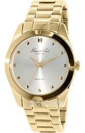 Kenneth Cole Diamond Żółte złoto/Stal w odcieniu złota Ø39 mm KC4949