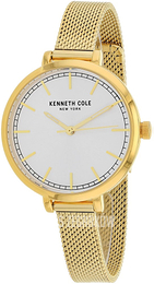 Kenneth Cole Srebrny/Stal w odcieniu złota Ø36 mm KC50263006