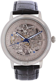 Kenneth Cole Srebrny/Skóra Ø43.5 mm KC50920002