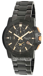 Kenneth Cole Czarny/Stal Ø49 mm KC9065