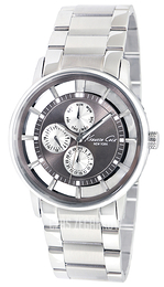 Kenneth Cole Czarny/Stal Ø44 mm KC9114