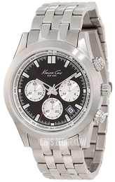 Kenneth Cole Dress Sport Czarny/Stal Ø41 mm KC9163
