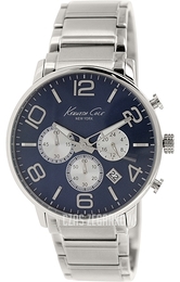 Kenneth Cole Dress Sport Niebieski/Stal Ø42 mm KC9305