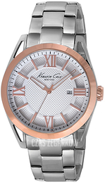 Kenneth Cole Classic Biały/Stal Ø44 mm KC9373