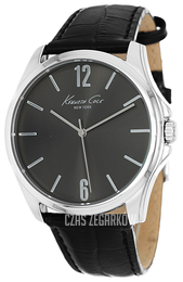 Kenneth Cole Czarny/Skóra Ø44 mm KCW1039