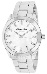 Kenneth Cole Classic Biały/Stal Ø40 mm KCW4026