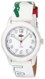 Lacoste Advantage Biały/Skóra Ø38 mm 2000518