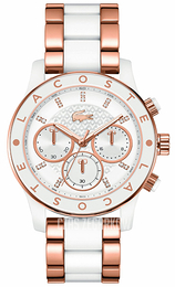 Lacoste Biały/Stal w kolorze różowego złota Ø40 mm 2000804