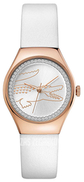 Lacoste Valencia Srebrny/Skóra Ø38 mm 2000896