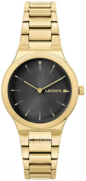 Lacoste Chelsea Czarny/Stal w odcieniu złota Ø34 mm 2001182