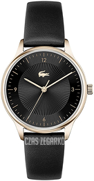 Lacoste Club Czarny/Skóra Ø34 mm 2001187