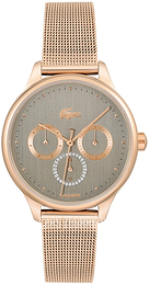 Lacoste Birdie Szary/Stal w kolorze różowego złota Ø36 mm 2001205