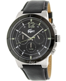 Lacoste Darwin Czarny/Skóra Ø42 mm 2010743