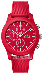 Lacoste 12.12 Czerwony/Guma Ø44 mm 2010825