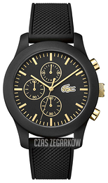 Lacoste 12.12 Czarny/Guma Ø44 mm 2010826