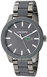 Lacoste 12.12 Szary/Guma Ø43 mm 2010923
