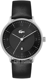 Lacoste Club Czarny/Skóra Ø42 mm 2011159