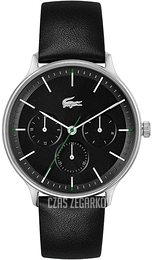 Lacoste Club Czarny/Skóra Ø42 mm 2011226