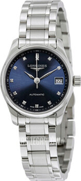 Longines Master Niebieski/Stal Ø25.5 mm L2.128.4.97.6