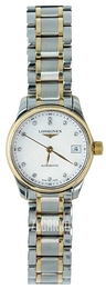 Longines Master Biały/Stal w odcieniu złota Ø25.5 mm L2.128.5.87.7