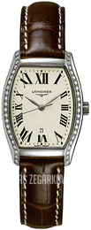 Longines Evidenza Beżowy/Skóra Ø26 mm L2.155.0.71.5