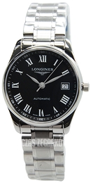 Longines Master Czarny/Stal Ø36 mm L2.518.4.51.6