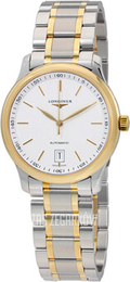Longines Master Biały/18 karatowe żółte złoto Ø38.5 mm L2.628.5.12.7