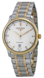 Longines Master Srebrny/Stal Ø38.5 mm L2.628.5.77.7
