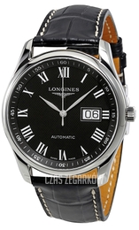 Longines Master Czarny/Skóra Ø40 mm L2.648.4.51.7