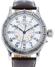 Longines Heritage Biały/Skóra Ø47.5 mm L2.678.4.11.0