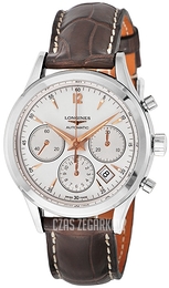 Longines Heritage Srebrny/Skóra Ø39 mm L2.742.4.76.2