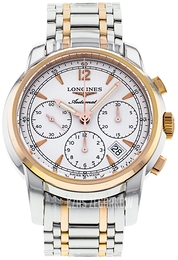 Longines Saint-Imier Srebrny/18 karatowe żółte złoto Ø41 mm L2.752.5.72.7