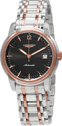 Longines Saint-Imier Czarny/18 karatowe różowe złoto Ø38.5 mm L2.763.5.52.7