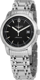 Longines Saint-Imier Czarny/Stal Ø41 mm L2.766.4.59.6