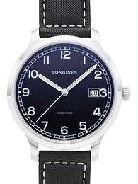 Longines Czarny/Tkanina Ø40 mm L2.788.4.53.0